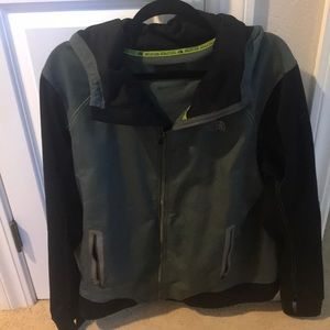The North Face Mtn Athletics Green & Black Jacket